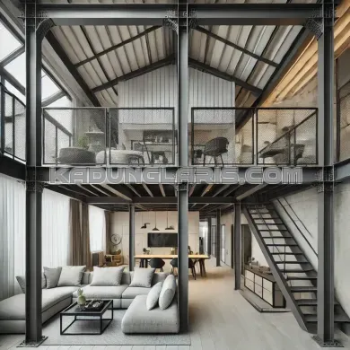 rangka baja ringan untuk mezzanine jogja